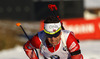 Ole Einar Bjoerndalen of Norway during Men sprint race of IBU Biathlon World Cup in Hochfilzen, Austria. Men sprint race of IBU Biathlon World cup was held on Friday, 12th of December 2014 in Hochfilzen, Austria.
