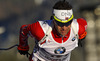 Ole Einar Bjoerndalen of Norway during Men sprint race of IBU Biathlon World Cup in Hochfilzen, Austria. Men sprint race of IBU Biathlon World cup was held on Friday, 12th of December 2014 in Hochfilzen, Austria.
