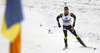 Simon Fourcade of France during Men sprint race of IBU Biathlon World Cup in Hochfilzen, Austria. Men sprint race of IBU Biathlon World cup was held on Friday, 12th of December 2014 in Hochfilzen, Austria.
