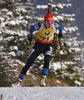 Winner Kaisa Makarainen of Finland during Women sprint race of IBU Biathlon World Cup in Hochfilzen, Austria. Women sprint race of IBU Biathlon World cup was held on Friday, 12th of December 2014 in Hochfilzen, Austria.
