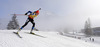 Kaisa Makarainen of Finland during Women sprint race of IBU Biathlon World Cup in Hochfilzen, Austria. Women sprint race of IBU Biathlon World cup was held on Friday, 12th of December 2014 in Hochfilzen, Austria.
