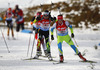 Andreja Mali of Slovenia skiing during Women relay race of IBU Biathlon World Cup in Hochfilzen, Austria. Women relay race of IBU Biathlon World cup was held on Saturday, 13th of December 2014 in Hochfilzen, Austria.
