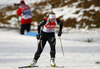 Irene Cadurisch of Switzerland skiing during Women relay race of IBU Biathlon World Cup in Hochfilzen, Austria. Women relay race of IBU Biathlon World cup was held on Saturday, 13th of December 2014 in Hochfilzen, Austria.
