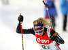 Elisa Gasparin of Switzerland skiing during Women relay race of IBU Biathlon World Cup in Hochfilzen, Austria. Women relay race of IBU Biathlon World cup was held on Saturday, 13th of December 2014 in Hochfilzen, Austria.
