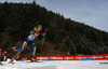 Mona Brorsson of Sweden skiing during Women relay race of IBU Biathlon World Cup in Hochfilzen, Austria. Women relay race of IBU Biathlon World cup was held on Saturday, 13th of December 2014 in Hochfilzen, Austria.
