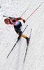 Vanessa Hinz of Germany skiing during Women relay race of IBU Biathlon World Cup in Hochfilzen, Austria. Women relay race of IBU Biathlon World cup was held on Saturday, 13th of December 2014 in Hochfilzen, Austria.
