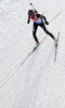 Aita Gasparin of Switzerland skiing during Women relay race of IBU Biathlon World Cup in Hochfilzen, Austria. Women relay race of IBU Biathlon World cup was held on Saturday, 13th of December 2014 in Hochfilzen, Austria.
