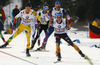 Erik Lesser of Germany skiing during Men relay race of IBU Biathlon World Cup in Hochfilzen, Austria. Men relay race of IBU Biathlon World cup was held on Saturday, 13th of December 2014 in Hochfilzen, Austria.
