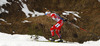 Johannes Thingnes Boe of Norway skiing during Men relay race of IBU Biathlon World Cup in Hochfilzen, Austria. Men relay race of IBU Biathlon World cup was held on Saturday, 13th of December 2014 in Hochfilzen, Austria.
