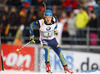 Ted Armgren of Sweden skiing during Men relay race of IBU Biathlon World Cup in Hochfilzen, Austria. Men relay race of IBU Biathlon World cup was held on Saturday, 13th of December 2014 in Hochfilzen, Austria.
