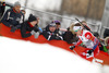 Emil Hegle Svendsen of Norway skiing during Men relay race of IBU Biathlon World Cup in Hochfilzen, Austria. Men relay race of IBU Biathlon World cup was held on Saturday, 13th of December 2014 in Hochfilzen, Austria.
