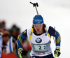  skiing during Men relay race of IBU Biathlon World Cup in Hochfilzen, Austria. Men relay race of IBU Biathlon World cup was held on Saturday, 13th of December 2014 in Hochfilzen, Austria.
