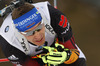 Andreas Birnbacher of Germany skiing during Men relay race of IBU Biathlon World Cup in Hochfilzen, Austria. Men relay race of IBU Biathlon World cup was held on Saturday, 13th of December 2014 in Hochfilzen, Austria.
