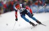 Timofey Lapshin of Russia skiing during Men relay race of IBU Biathlon World Cup in Hochfilzen, Austria. Men relay race of IBU Biathlon World cup was held on Saturday, 13th of December 2014 in Hochfilzen, Austria.
