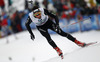 Benjamin Weger of Switzerland skiing during Men relay race of IBU Biathlon World Cup in Hochfilzen, Austria. Men relay race of IBU Biathlon World cup was held on Saturday, 13th of December 2014 in Hochfilzen, Austria.
