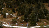 Biathletes skiing during Men relay race of IBU Biathlon World Cup in Hochfilzen, Austria. Men relay race of IBU Biathlon World cup was held on Saturday, 13th of December 2014 in Hochfilzen, Austria.
