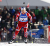 Fanny Welle-Strand Horn of Norway skiing in the Women pursuit race of IBU Biathlon World Cup in Hochfilzen, Austria. Women pursuit race of IBU Biathlon World cup was held on Sunday, 14th of December 2014 in Hochfilzen, Austria.
