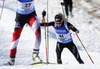 Elisa Gasparin of Switzerland skiing in the Women pursuit race of IBU Biathlon World Cup in Hochfilzen, Austria. Women pursuit race of IBU Biathlon World cup was held on Sunday, 14th of December 2014 in Hochfilzen, Austria.
