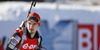 Olli Hiidensalo of Finland during warming up and zeroing before start of the Men pursuit race of IBU Biathlon World Cup in Hochfilzen, Austria. Men pursuit race of IBU Biathlon World cup was held on Sunday, 14th of December 2014 in Hochfilzen, Austria.
