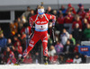 Johannes Thingnes Boe of Norway skiing during the Men pursuit race of IBU Biathlon World Cup in Hochfilzen, Austria. Men pursuit race of IBU Biathlon World cup was held on Sunday, 14th of December 2014 in Hochfilzen, Austria.

