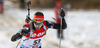 Olli Hiidensalo of Finland skiing during the Men pursuit race of IBU Biathlon World Cup in Hochfilzen, Austria. Men pursuit race of IBU Biathlon World cup was held on Sunday, 14th of December 2014 in Hochfilzen, Austria.
