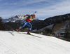Eight placed Gabriela Soukalova of Czech skiing during the Women sprint race of IBU Biathlon World Cup in Hochfilzen, Austria. Women sprint race of IBU Biathlon World cup was held on Friday, 11th of December 2015 in Hochfilzen, Austria.
