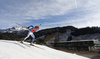 Kaisa Makarainen of Finland skiing during the Women sprint race of IBU Biathlon World Cup in Hochfilzen, Austria. Women sprint race of IBU Biathlon World cup was held on Friday, 11th of December 2015 in Hochfilzen, Austria.
