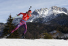 Clare Egan of USA skiing during the Women sprint race of IBU Biathlon World Cup in Hochfilzen, Austria. Women sprint race of IBU Biathlon World cup was held on Friday, 11th of December 2015 in Hochfilzen, Austria.
