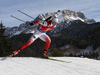 Krystyna Guzik of Poland skiing during the Women sprint race of IBU Biathlon World Cup in Hochfilzen, Austria. Women sprint race of IBU Biathlon World cup was held on Friday, 11th of December 2015 in Hochfilzen, Austria.
