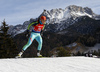 Yuliia Dzhima of Ukraine skiing during the Women sprint race of IBU Biathlon World Cup in Hochfilzen, Austria. Women sprint race of IBU Biathlon World cup was held on Friday, 11th of December 2015 in Hochfilzen, Austria.
