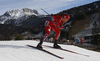 Fanny Horn Birkeland of Norway skiing during the Women sprint race of IBU Biathlon World Cup in Hochfilzen, Austria. Women sprint race of IBU Biathlon World cup was held on Friday, 11th of December 2015 in Hochfilzen, Austria.
