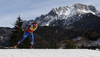 Gabriela Soukalova of Czech skiing during the Women sprint race of IBU Biathlon World Cup in Hochfilzen, Austria. Women sprint race of IBU Biathlon World cup was held on Friday, 11th of December 2015 in Hochfilzen, Austria.
