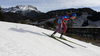 Olga Podchufarova of Russia skiing during the Women sprint race of IBU Biathlon World Cup in Hochfilzen, Austria. Women sprint race of IBU Biathlon World cup was held on Friday, 11th of December 2015 in Hochfilzen, Austria.

