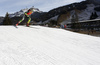 Nastassia Dubarezava of Belarus skiing during the Women sprint race of IBU Biathlon World Cup in Hochfilzen, Austria. Women sprint race of IBU Biathlon World cup was held on Friday, 11th of December 2015 in Hochfilzen, Austria.
