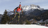 Vanessa Hinz of Germany skiing during the Women sprint race of IBU Biathlon World Cup in Hochfilzen, Austria. Women sprint race of IBU Biathlon World cup was held on Friday, 11th of December 2015 in Hochfilzen, Austria.
