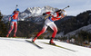 Krystyna Guzik of Poland skiing during the Women sprint race of IBU Biathlon World Cup in Hochfilzen, Austria. Women sprint race of IBU Biathlon World cup was held on Friday, 11th of December 2015 in Hochfilzen, Austria.
