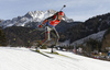 Franziska Preuss of Germany skiing during the Women sprint race of IBU Biathlon World Cup in Hochfilzen, Austria. Women sprint race of IBU Biathlon World cup was held on Friday, 11th of December 2015 in Hochfilzen, Austria.
