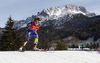 Coline Varcin of France skiing during the Women sprint race of IBU Biathlon World Cup in Hochfilzen, Austria. Women sprint race of IBU Biathlon World cup was held on Friday, 11th of December 2015 in Hochfilzen, Austria.

