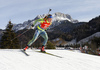 Linn Persson of Sweden skiing during the Women sprint race of IBU Biathlon World Cup in Hochfilzen, Austria. Women sprint race of IBU Biathlon World cup was held on Friday, 11th of December 2015 in Hochfilzen, Austria.
