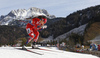 Synnoeve Solemdal of Norway skiing during the Women sprint race of IBU Biathlon World Cup in Hochfilzen, Austria. Women sprint race of IBU Biathlon World cup was held on Friday, 11th of December 2015 in Hochfilzen, Austria.
