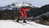 Fanny Horn Birkeland of Norway skiing during the Women sprint race of IBU Biathlon World Cup in Hochfilzen, Austria. Women sprint race of IBU Biathlon World cup was held on Friday, 11th of December 2015 in Hochfilzen, Austria.
