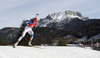 Mari Laukkanen of Finland skiing during the Women sprint race of IBU Biathlon World Cup in Hochfilzen, Austria. Women sprint race of IBU Biathlon World cup was held on Friday, 11th of December 2015 in Hochfilzen, Austria.

