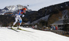 Mari Laukkanen of Finland skiing during the Women sprint race of IBU Biathlon World Cup in Hochfilzen, Austria. Women sprint race of IBU Biathlon World cup was held on Friday, 11th of December 2015 in Hochfilzen, Austria.
