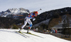 Mari Laukkanen of Finland skiing during the Women sprint race of IBU Biathlon World Cup in Hochfilzen, Austria. Women sprint race of IBU Biathlon World cup was held on Friday, 11th of December 2015 in Hochfilzen, Austria.
