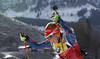 Eight placed Jana Gerekova of Slovakia skiing during the Women sprint race of IBU Biathlon World Cup in Hochfilzen, Austria. Women sprint race of IBU Biathlon World cup was held on Friday, 11th of December 2015 in Hochfilzen, Austria.

