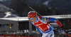Kaisa Makarainen of Finland skiing during the Women sprint race of IBU Biathlon World Cup in Hochfilzen, Austria. Women sprint race of IBU Biathlon World cup was held on Friday, 11th of December 2015 in Hochfilzen, Austria.
