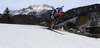 Winner Simon Schempp of Germany skiing during the Men sprint race of IBU Biathlon World Cup in Hochfilzen, Austria. Men sprint race of IBU Biathlon World cup was held on Friday, 11th of December 2015 in Hochfilzen, Austria.
