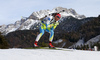 Klemen Bauer of Slovenia skiing during the Men sprint race of IBU Biathlon World Cup in Hochfilzen, Austria. Men sprint race of IBU Biathlon World cup was held on Friday, 11th of December 2015 in Hochfilzen, Austria.
