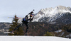 Serafin Wiestner of Switzerland skiing during the Men sprint race of IBU Biathlon World Cup in Hochfilzen, Austria. Men sprint race of IBU Biathlon World cup was held on Friday, 11th of December 2015 in Hochfilzen, Austria.
