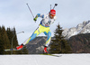 Jakov Fak of Slovenia skiing during the Men sprint race of IBU Biathlon World Cup in Hochfilzen, Austria. Men sprint race of IBU Biathlon World cup was held on Friday, 11th of December 2015 in Hochfilzen, Austria.
